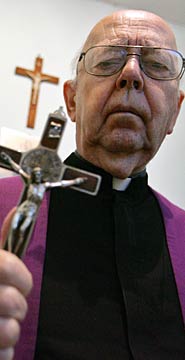 Don Gabriele Amorth, an exorcist in the diocese of Rome and the president of honour of the Association of Exorcists 