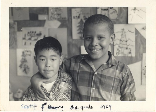 Pictured:  “Scott & Barry, 3rd grade 1969” Punahou School in Hawaii.