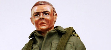 The first prototype G.I. Joe action figure, hand-carved in 1963 by the designer of the famous toy, Don Levine. (photo: Reuters/Corbis)