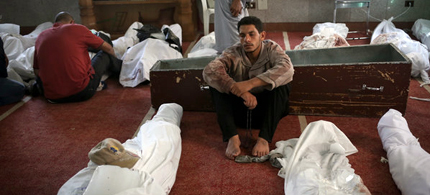The death toll in Egypt soared beyond 500 on Thursday. (photo: Tara Todras-Whitehill/NYT)