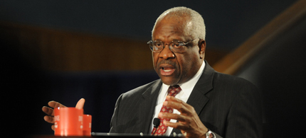 Supreme Court Justice Clarence Thomas. (photo: AP)