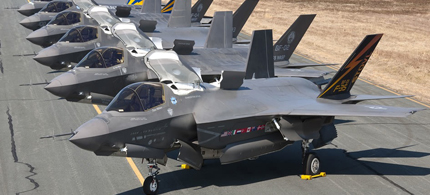 All F-35s remain grounded. (photo: Air Force)