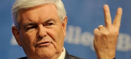 Gingrich mocked US policy on the Israeli-Palestinian conflict, calling it 'out of touch with reality.' (photo: Dennis Van Tine/ABACAUSA.COM)