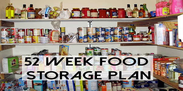 52 Week Food Storage Plan