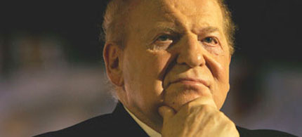 File photo: Las Vegas casino magnate and conservative political donor, Sheldon Adelson. (photo: Kim Cheung/AP)