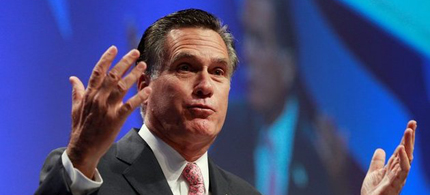 GOP presidential candidate Mitt Romney is among the super rich with money in offshore accounts. (photo: AP)