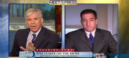 Glenn Greenwald tweeted: 'Who needs the government to try to criminalize journalism when you have David Gregory to do it?' (photo: NBC)