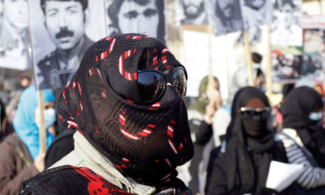 Afghan women protest 30 years of war