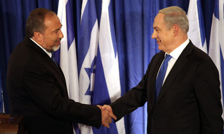 Binyamin Netanyahu and Avigdor Lieberman