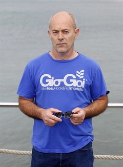 Director Keith Allen poses during a photo call for Unlawful Killing, at the 64th international film festival, in Cannes, southern France, Friday, May 13, 2011. (AP Photo/Francois Mori)