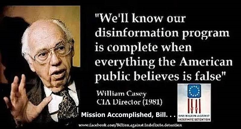 CIA Ongoing Disinformation Campaign