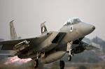 Israeli Air Force F-15 Eagle takes off