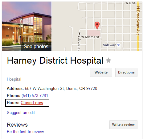 Harney County Hospital