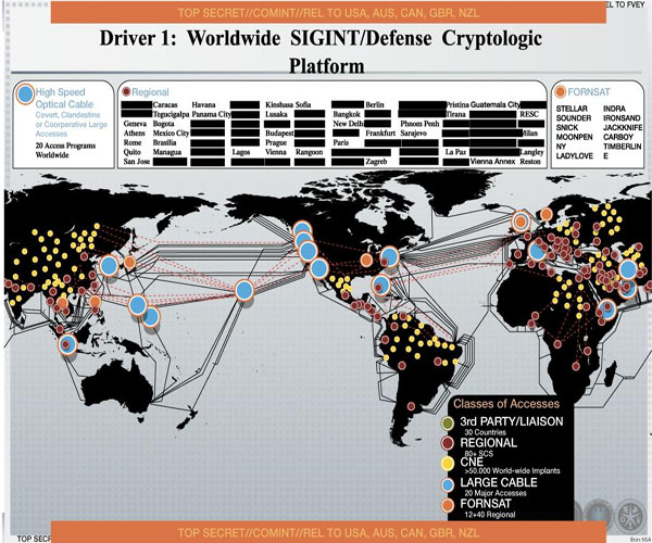 Map Shows The NSA's Massive Worldwide Malware Operations