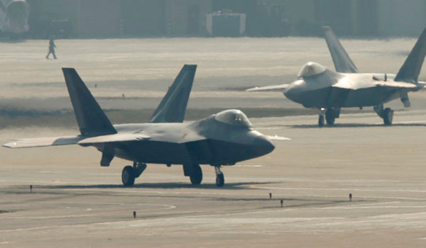Pentagon F-22s used in combat for first time in Syria