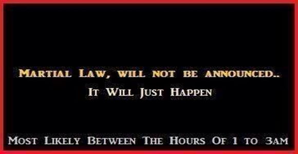 Video Martial Law Will Not Be Announced, It Will Just Happen