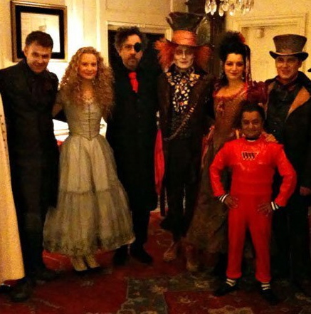 Pictures of Obama, White House Alice in Wonderland Party in 2009 With Johnny Depp