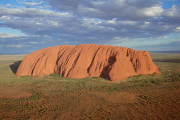 Uluru stands out as one of Australia's most striking landmarks.