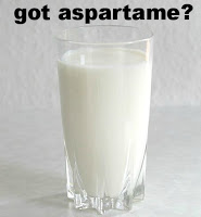 aspartame in milk