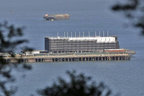 Google is keeping everyone guessing over mystery barge floating in San Francisco Bay