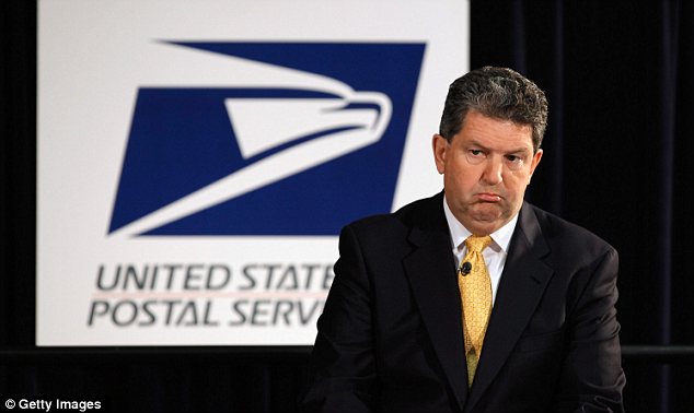 Boss: Postmaster General Patrick Donahoe says the large losses cannot be sustained