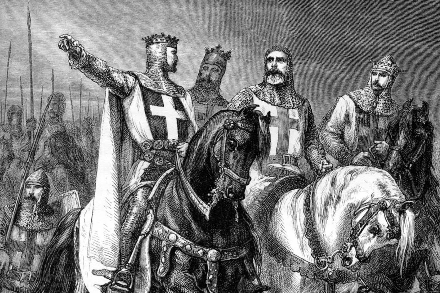 crusades black and white