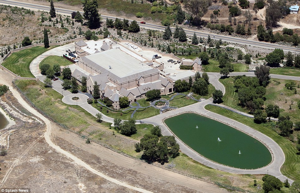 Devout: The religious technology center at the gated compound which sits in arid foothills, 90 miles from LA 