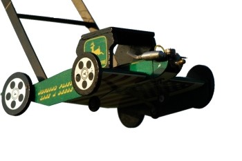RC Flying Lawnmower