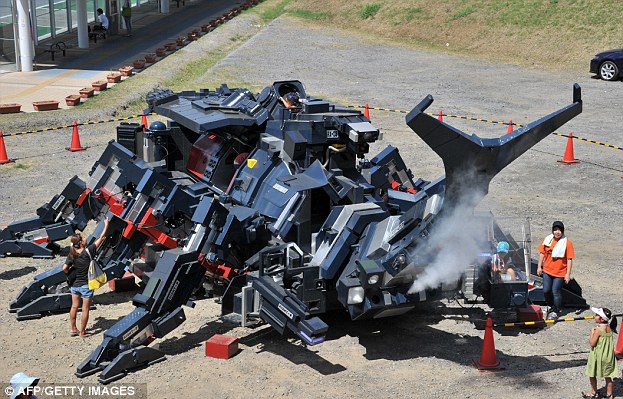 Imposing: The hulking Kabutom RX-03 a large beetle shaped robot designed in Japan