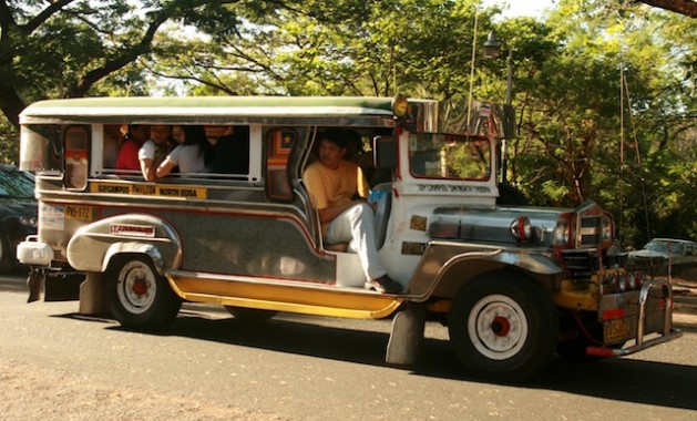 Jeepney drivers and operators are using Eway54's Ecodiesel made from used cooking oil. Credit: Kara Santos/IPS