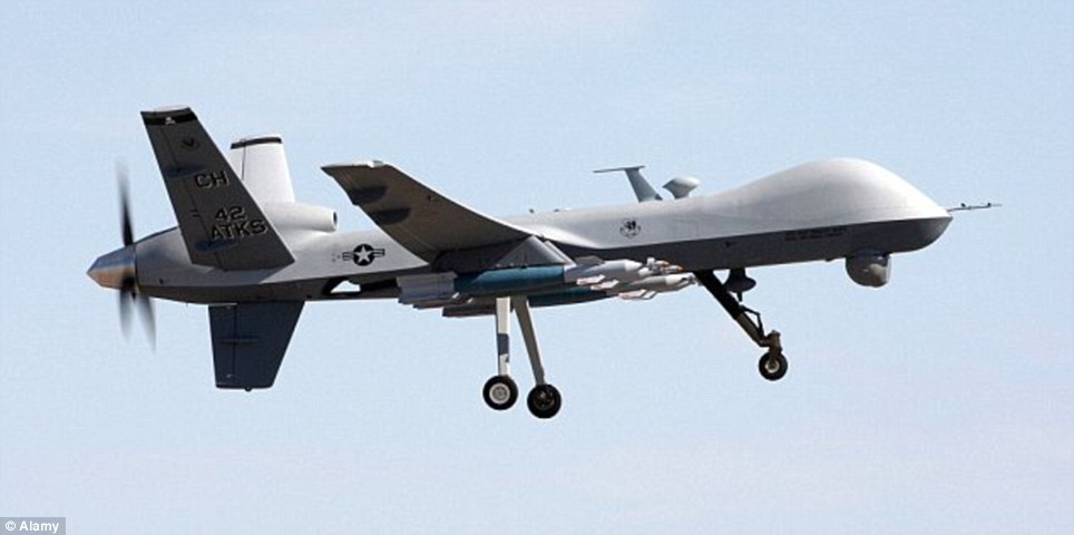 Killer: Some of the drones owned by the military might be the MQ-9 Reaper, which has been used to target terrorists overseas