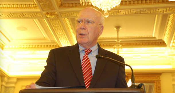 Sen. Patrick Leahy previously said his bill boosts Americans&#39; e-mail privacy protections by &#34;requiring that the government obtain a search warrant.&#34; That&#39;s no longer the case. 