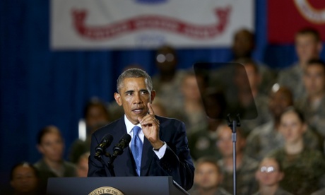 Barack Obama at Central Command.