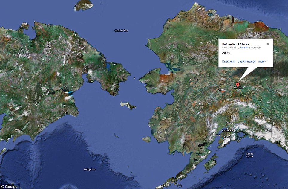 Remote: The University of Alaska's drones are the most distant from any major urban centres. They are, however, the closest to Russia