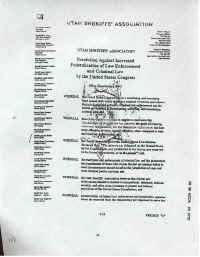Page 1Tenth Amendment ResolutionUtah Sheriff's Association