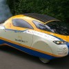 The SolarWorld GT solar-powered car is currently on a drive around the world, and embarks ...