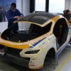 The SolarWorld GT under construction