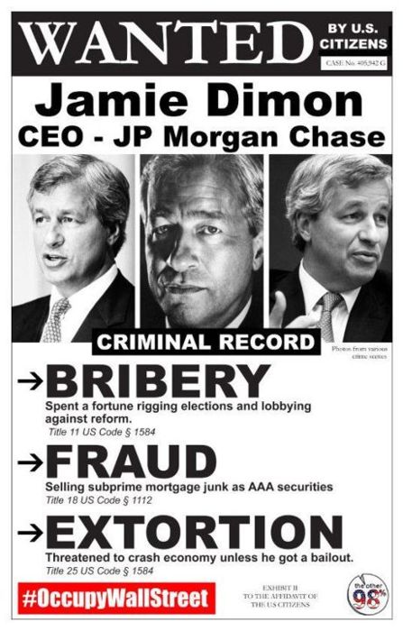 diegueno:Everything wrong with Jamie Dimon (via Jamie Dimon Wanted - Imgur)